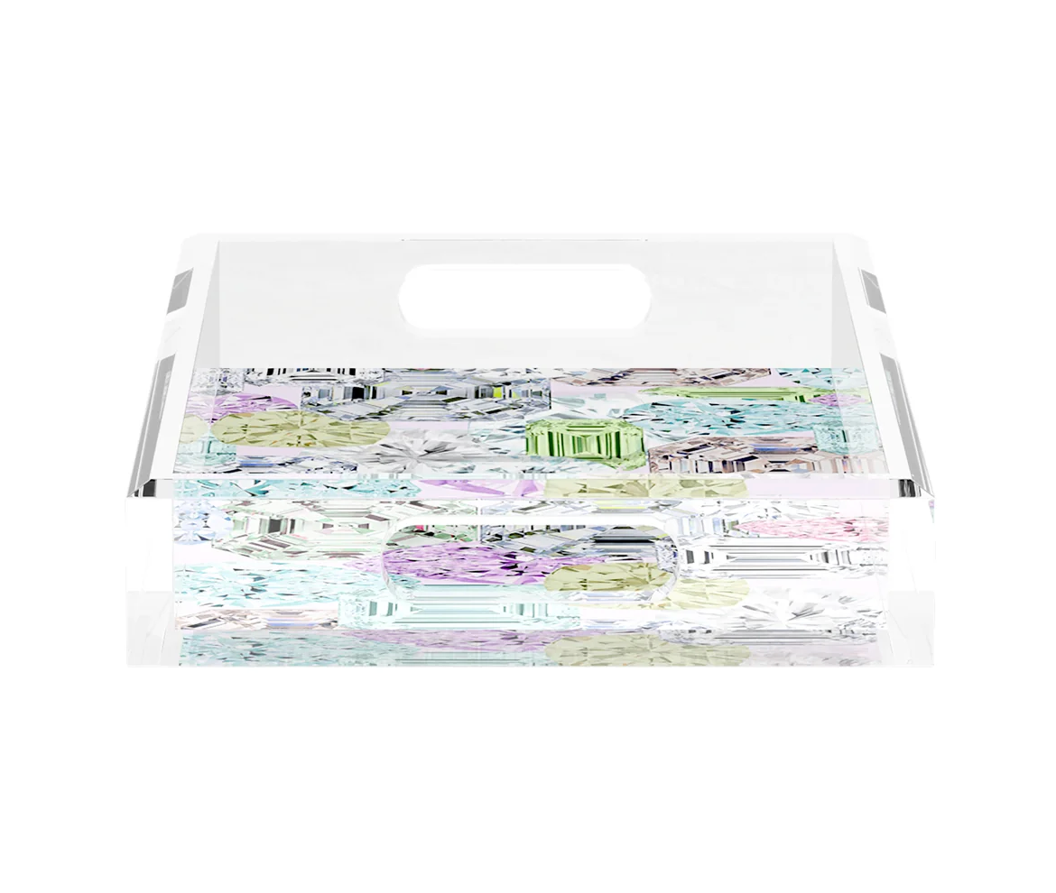 Nicolette Mayer Collection | Rocks on Pink Vanity Tray