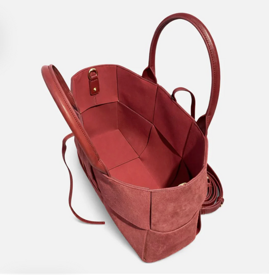 L'ORA D'ORO | PHOEBE, Burgundy Suede