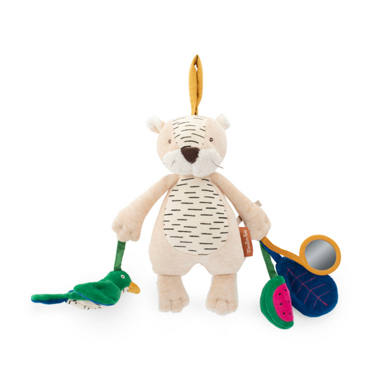 Moulin Roty | La Foret Mawa hanging activity tiger