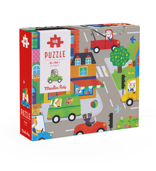 Moulin Roty | Les Popipop In Town puzzle
