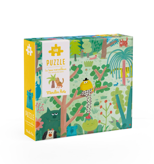 Moulin Roty | Wonderful World 48 Piece Puzzle