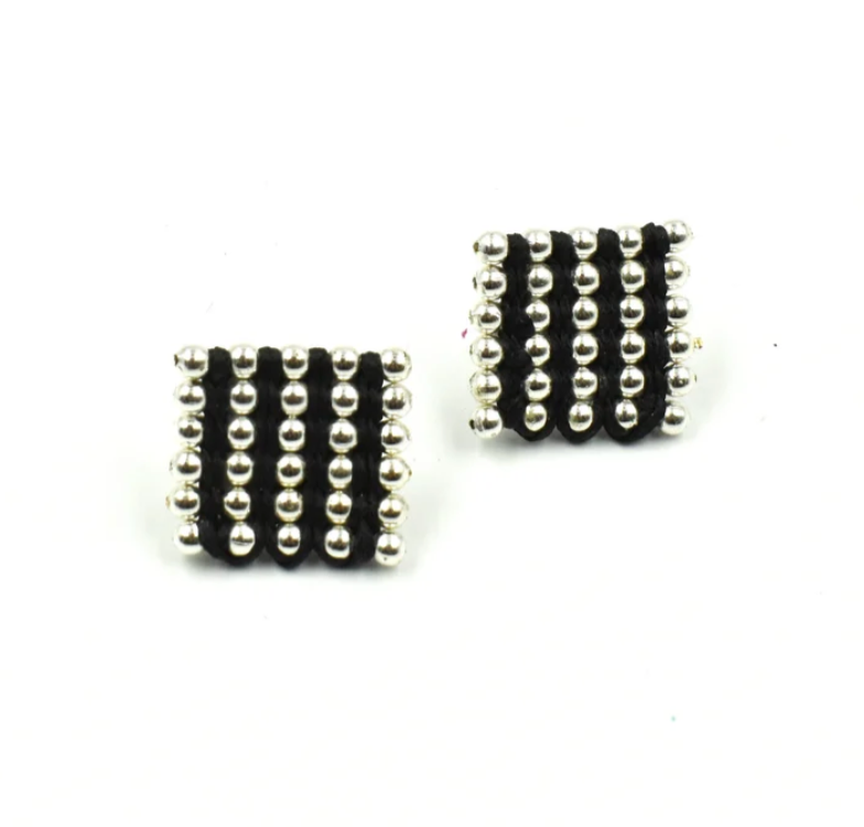 CHRISTINA BRAMPTI | BEYOND SIMPLICITY  METALLIC DETAILS EARRINGS