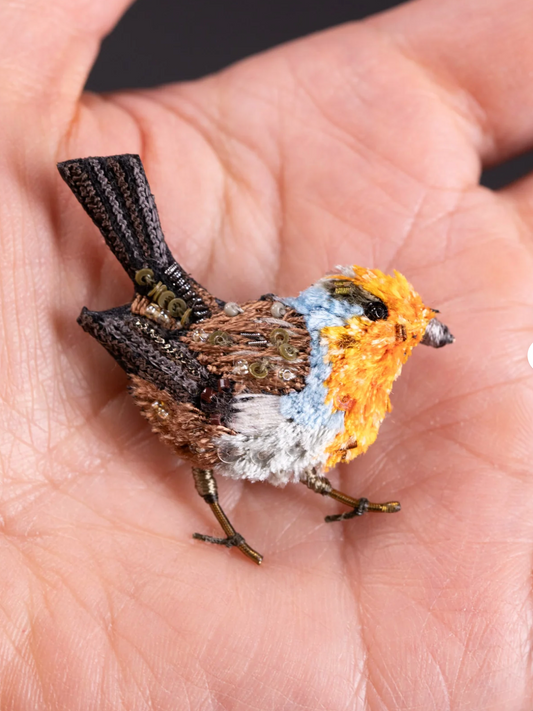 TROVELORE  | Robin Red Breast Brooch