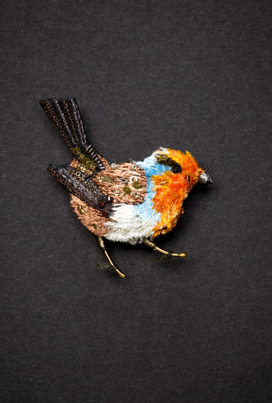 TROVELORE  | Robin Red Breast Brooch