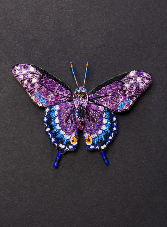 TROVELORE | Black Swallowtail Butterfly Brooch
