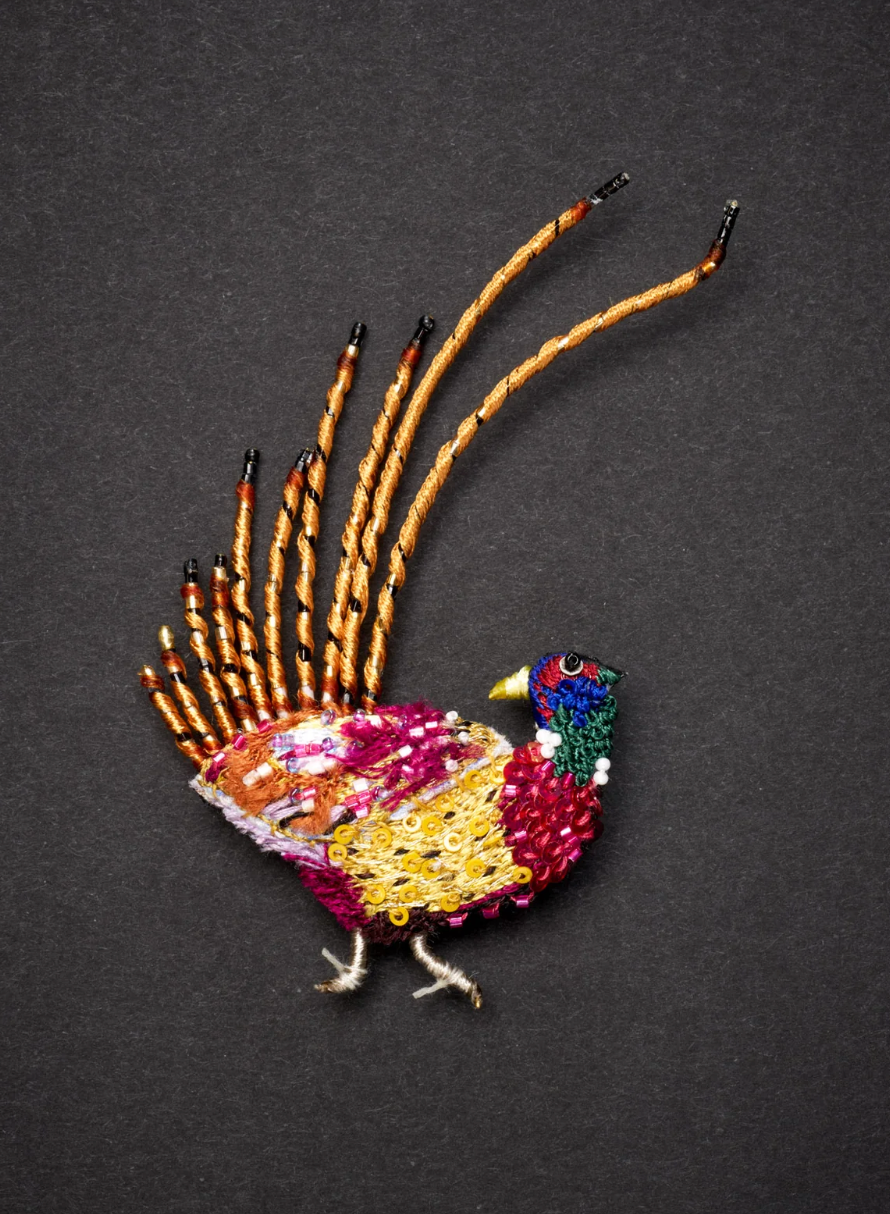 TROVELORE | Ring-Necked Pheasant Brooch