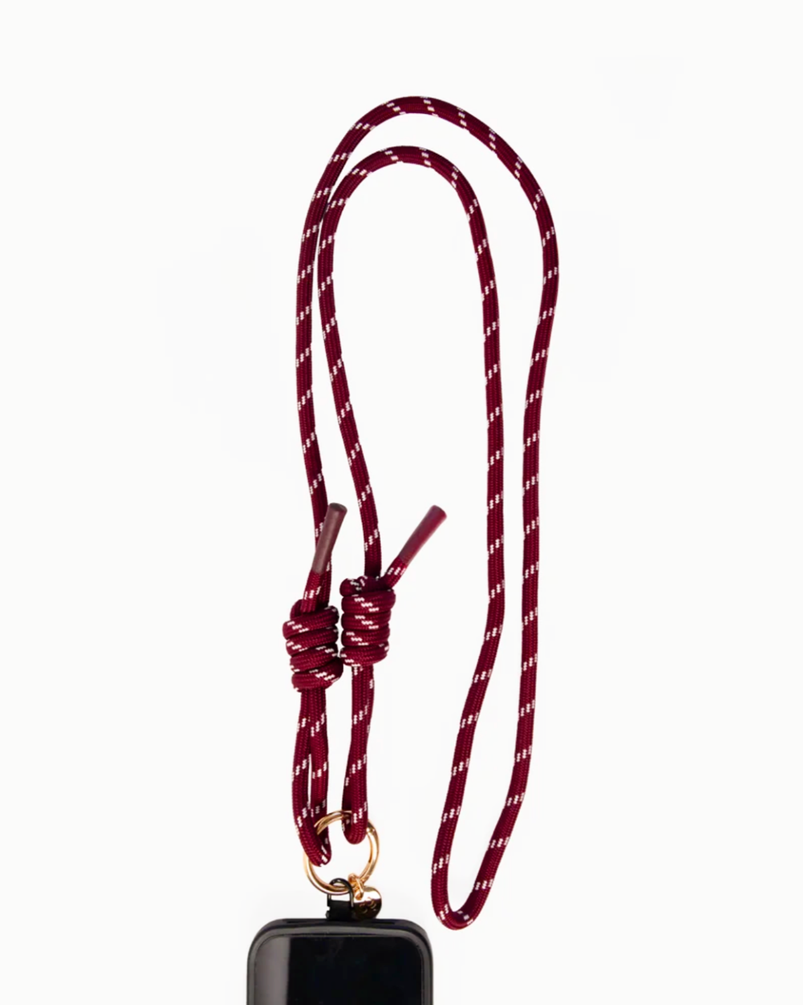 Caroline Gardner |  Crossbody Phone Strap - Burgundy