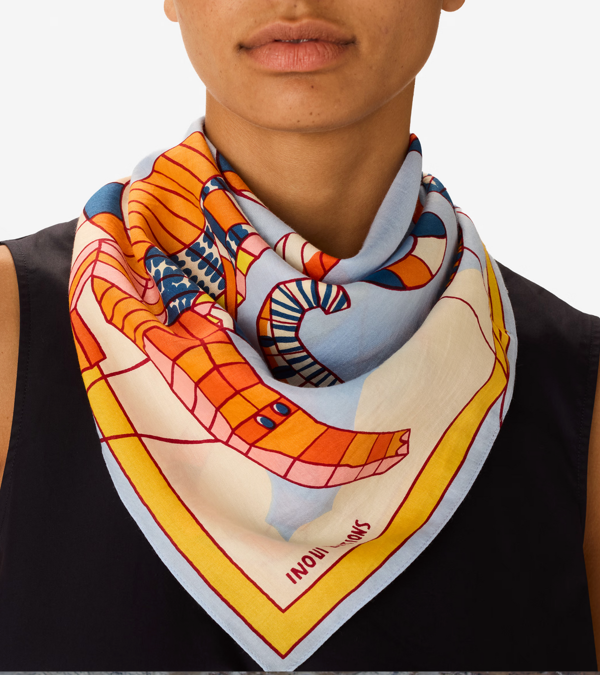 Inoui Edition | SQUARE 65 CERFS VOLANTS  - ORANGE (PRE ORDER - ETA 30/9/26)