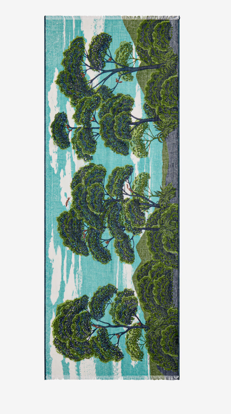 Inoui Edition | SCARF AMBROISE 70 - GREEN   (PRE ORDER - ETA 30/9/26)