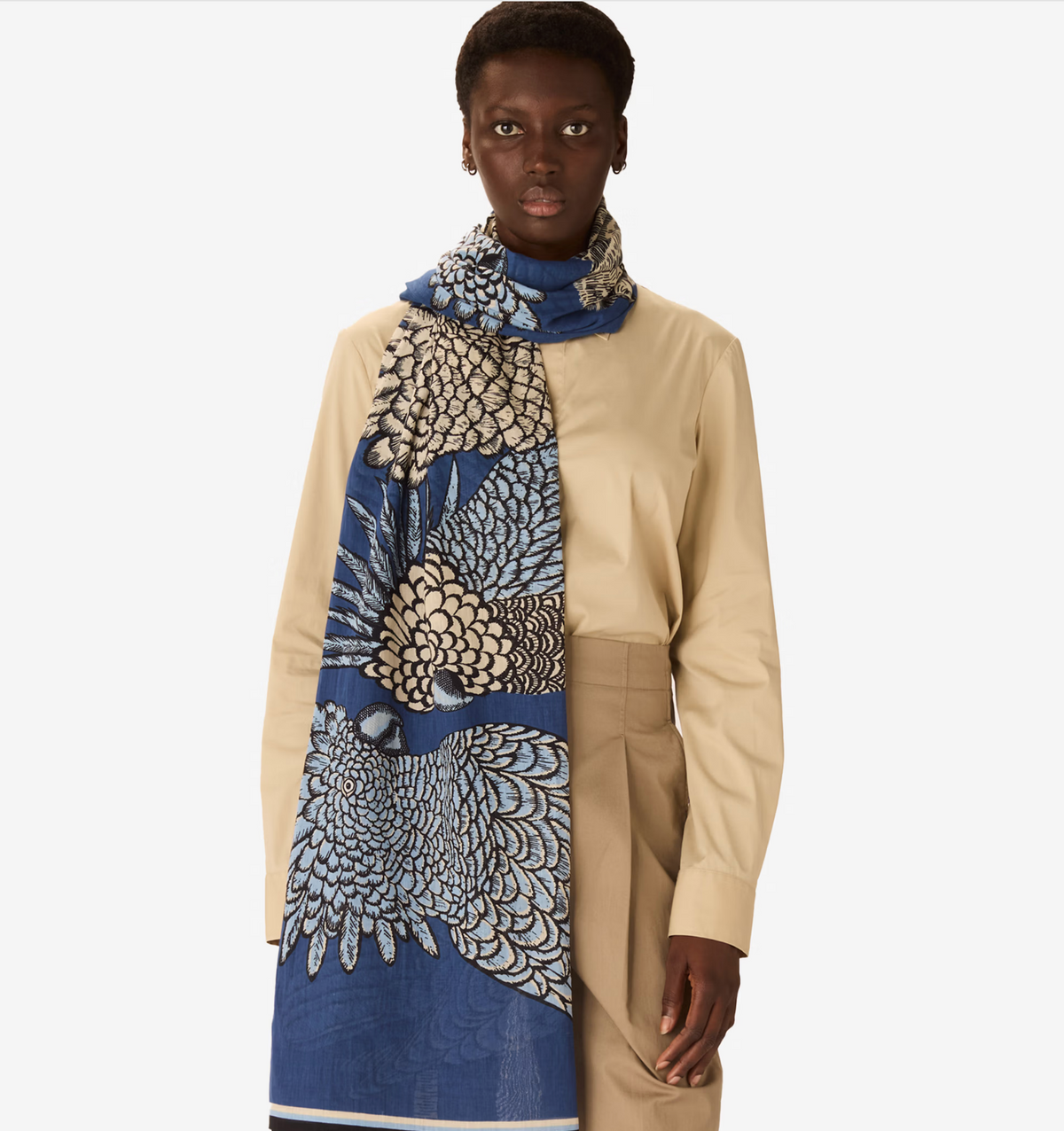 Inoui Edition | SCARF CARACAT 100 - BLUE (PRE ORDER - ETA 30/9/26)