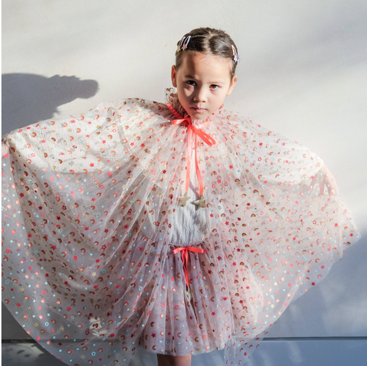 Mimi & Lulu | Rainbow Cape BEIGE