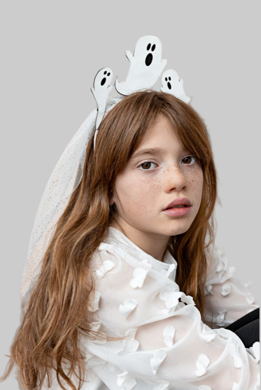 Mimi & Lula | Ghost Headdress HALLOWEEN