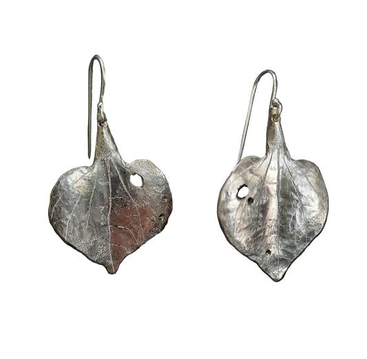 Emma Cunningham | Kawakawa Leaf Earrings small