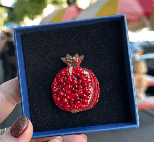 TROVELORE | Pomegranate Brooch