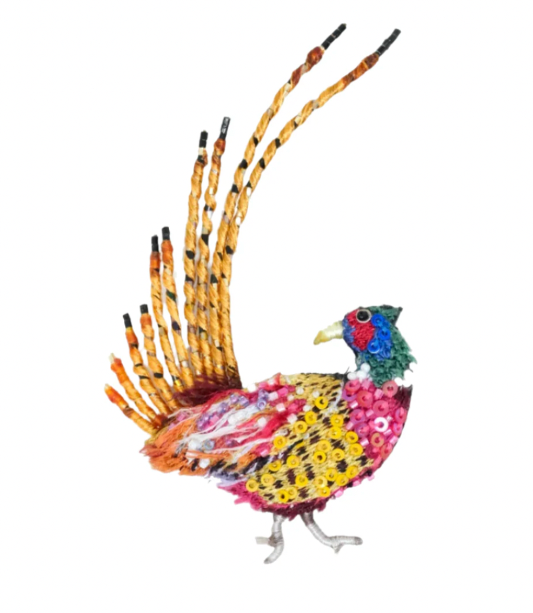 TROVELORE| Ring-Necked Pheasant Brooch