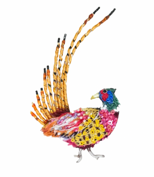 TROVELORE| Ring-Necked Pheasant Brooch