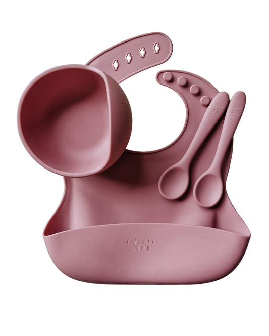 CLASSICAL CHILD | Silicone Bib Desert Rose