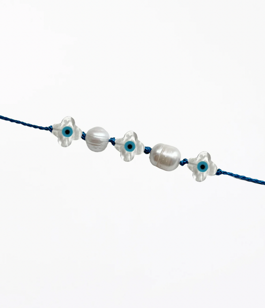 Aethera | Evil Eye Silk Cord Bracelet