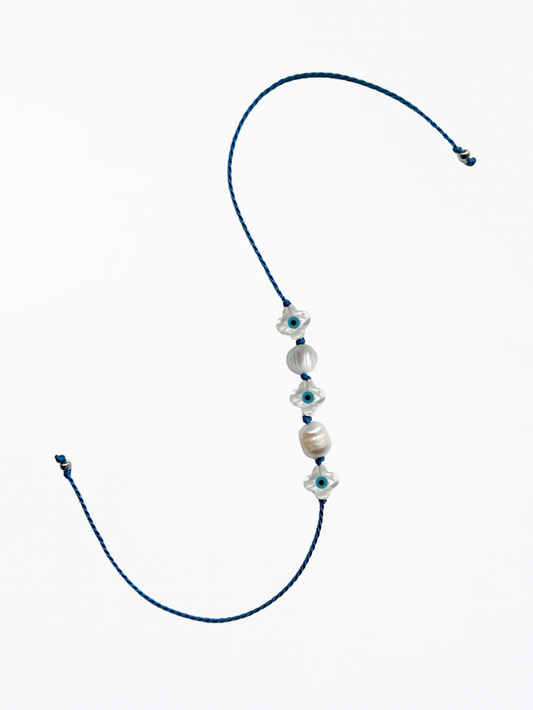 Aethera | Evil Eye Silk Cord Bracelet