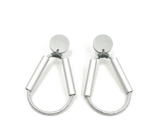 CHRISTINA BRAMPTI | DROP TEAR ELASTIC ALUMIN, SILVER