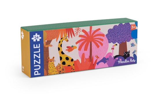 Moulin Roty | Les Toupitis the colourful world puzzle