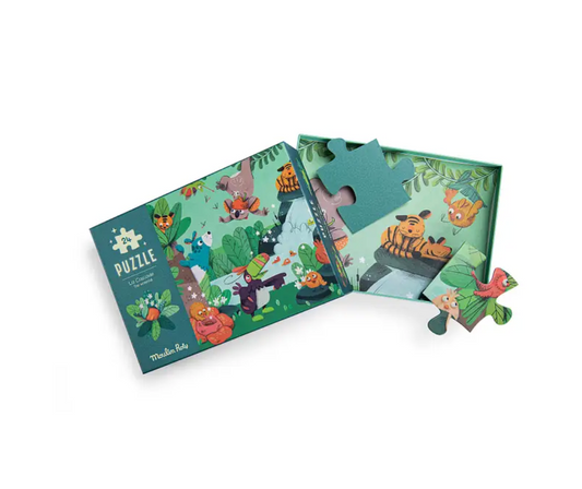 Moulin Roty | Dans la Jungle glow in the dark waterfall puzzle