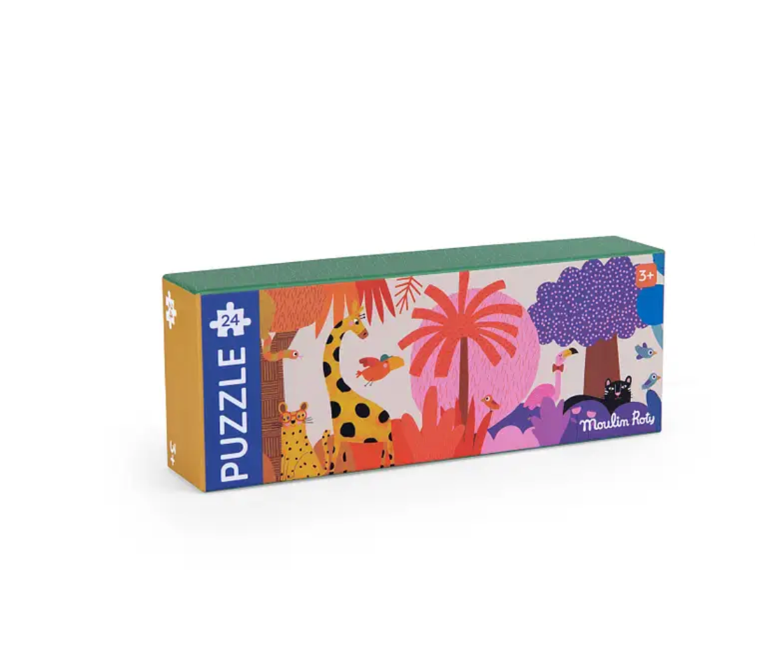 Moulin Roty | Les Toupitis the colourful world puzzle