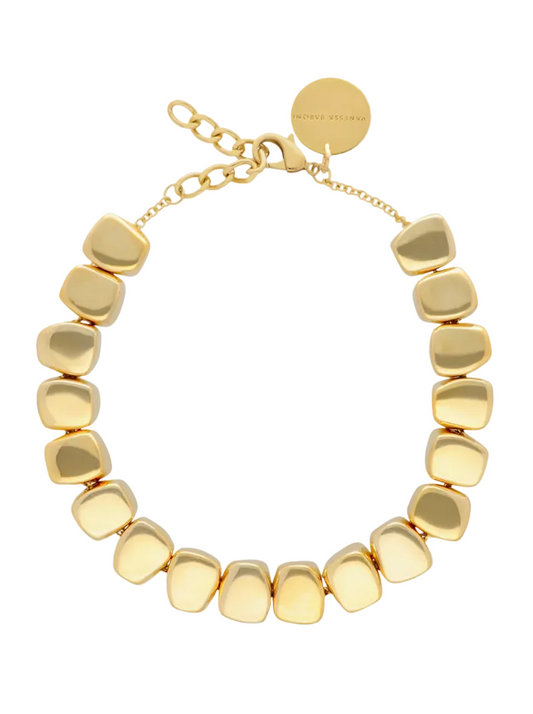 Vanessa Baroni | Small Organic Shaped Necklace Gold SALE