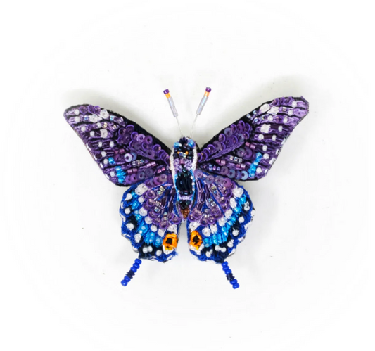 TROVELORE | Black Swallowtail Butterfly Brooch