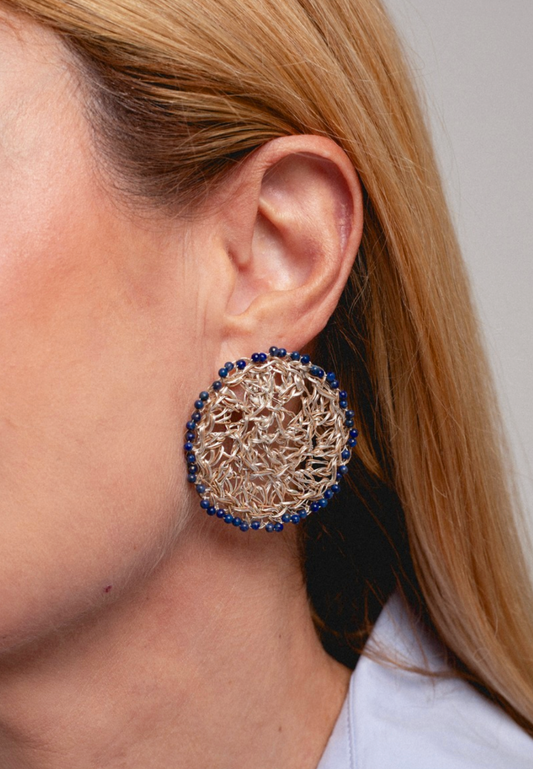 Hara Karamichali |  Sun Stone Earrings