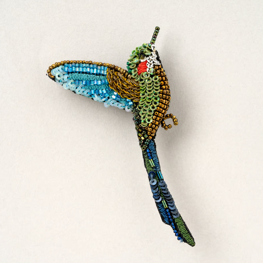 TROVELORE | Tropical Hummingbird Brooch