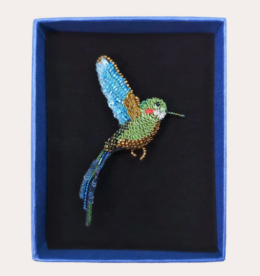 TROVELORE | Tropical Hummingbird Brooch