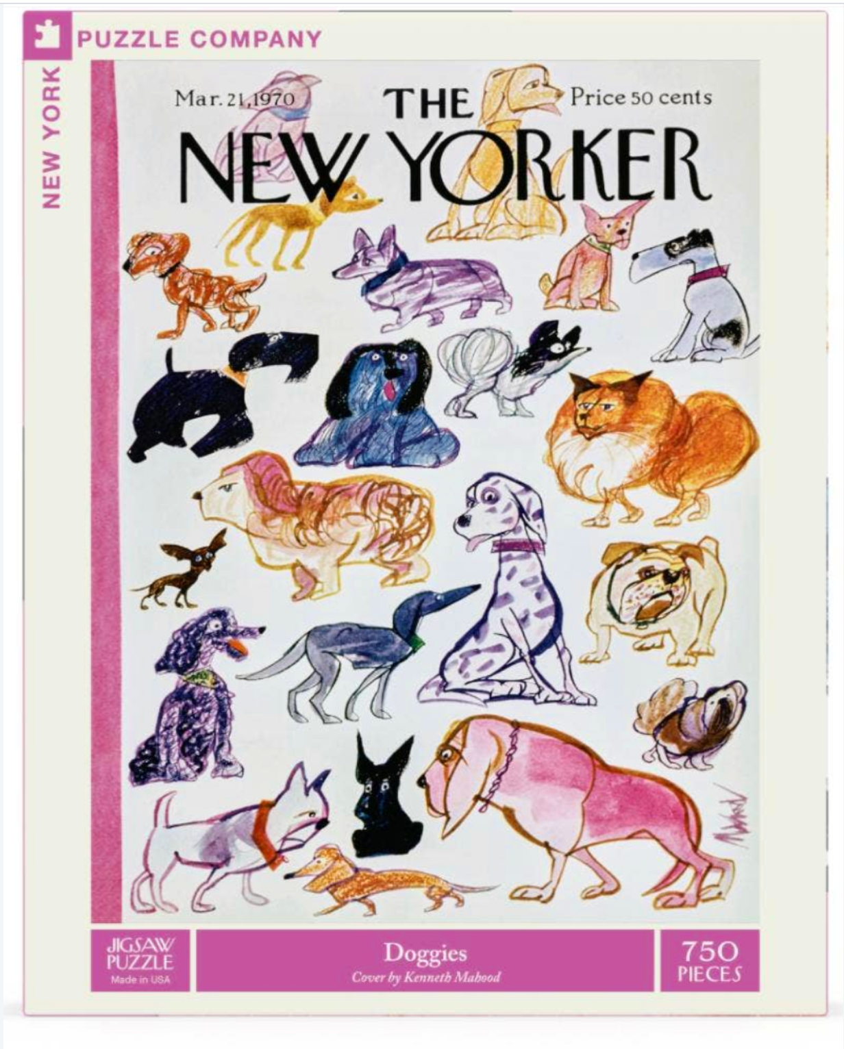 NYPC | 750 Pc Puzzle - Doggies