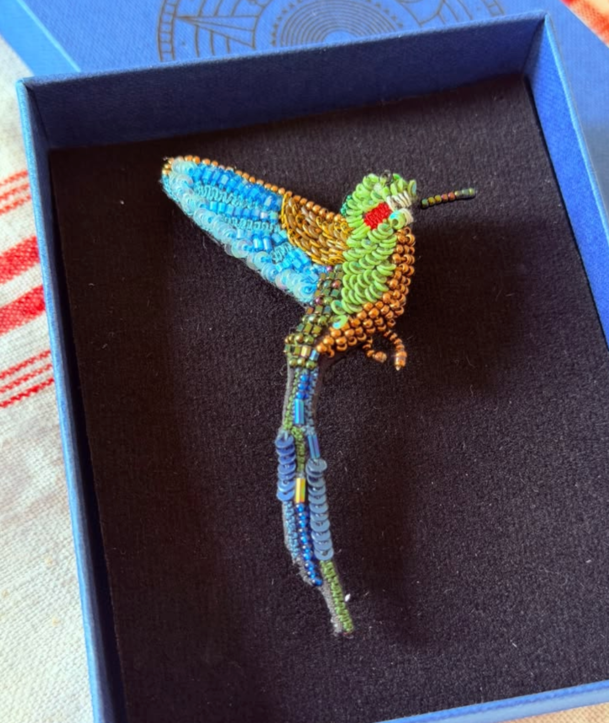 TROVELORE | Tropical Hummingbird Brooch