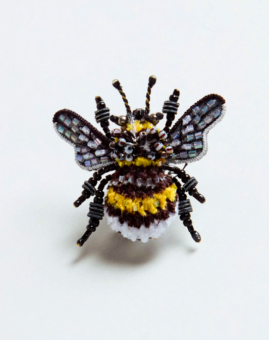 TROVELORE | Yellow Banded Bee Brooch