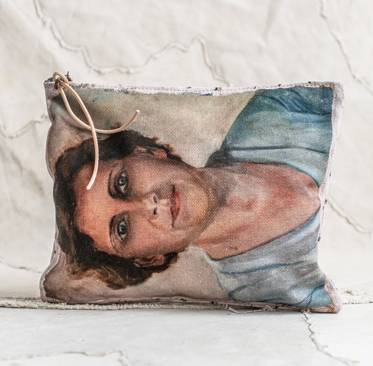 Swarm Amsterdam | Canvas Painting Zip Clutch - Nel