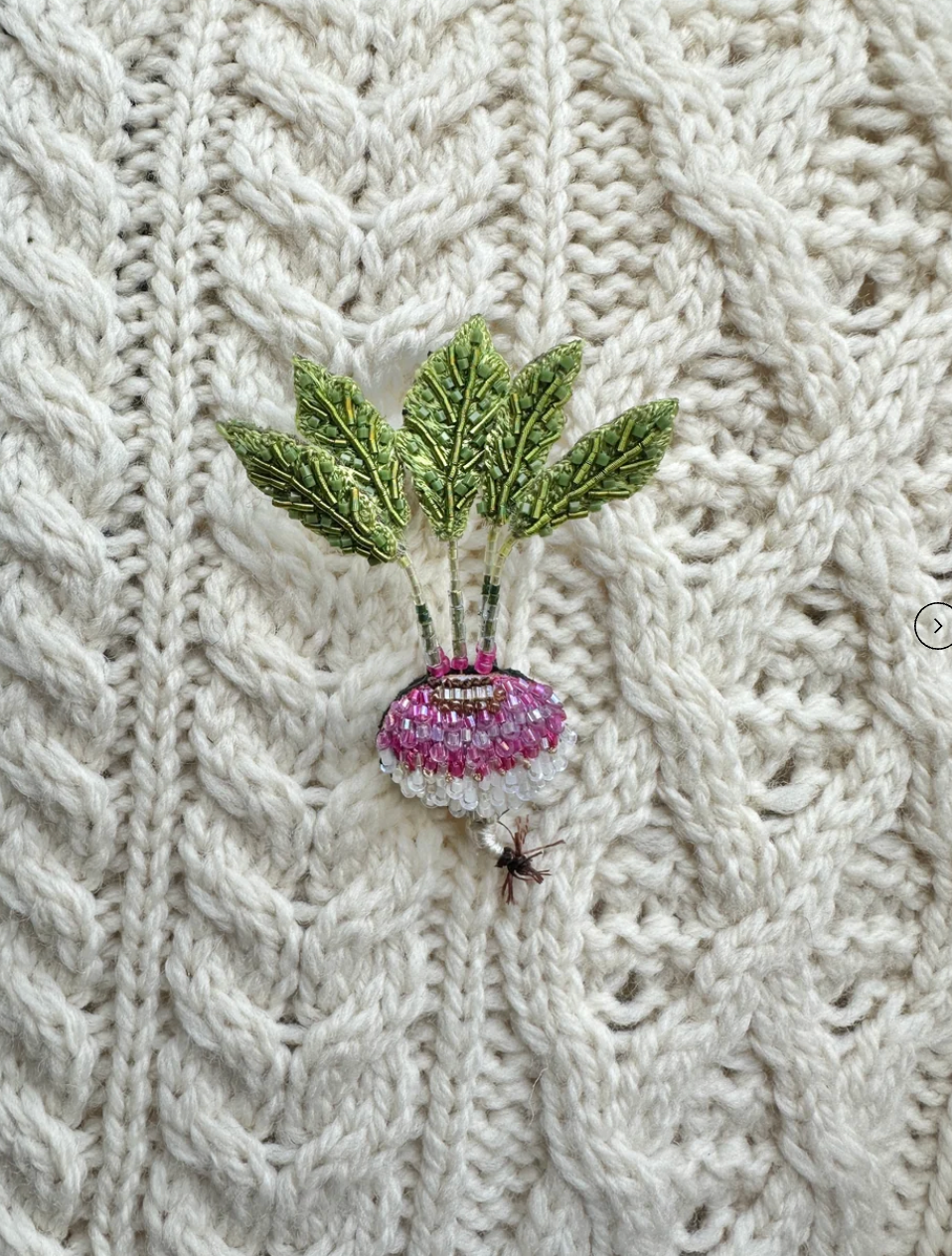 TROVELORE | Turnip Brooch