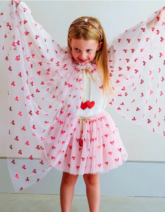 Mimi & Lula | Cutesy bow print cape