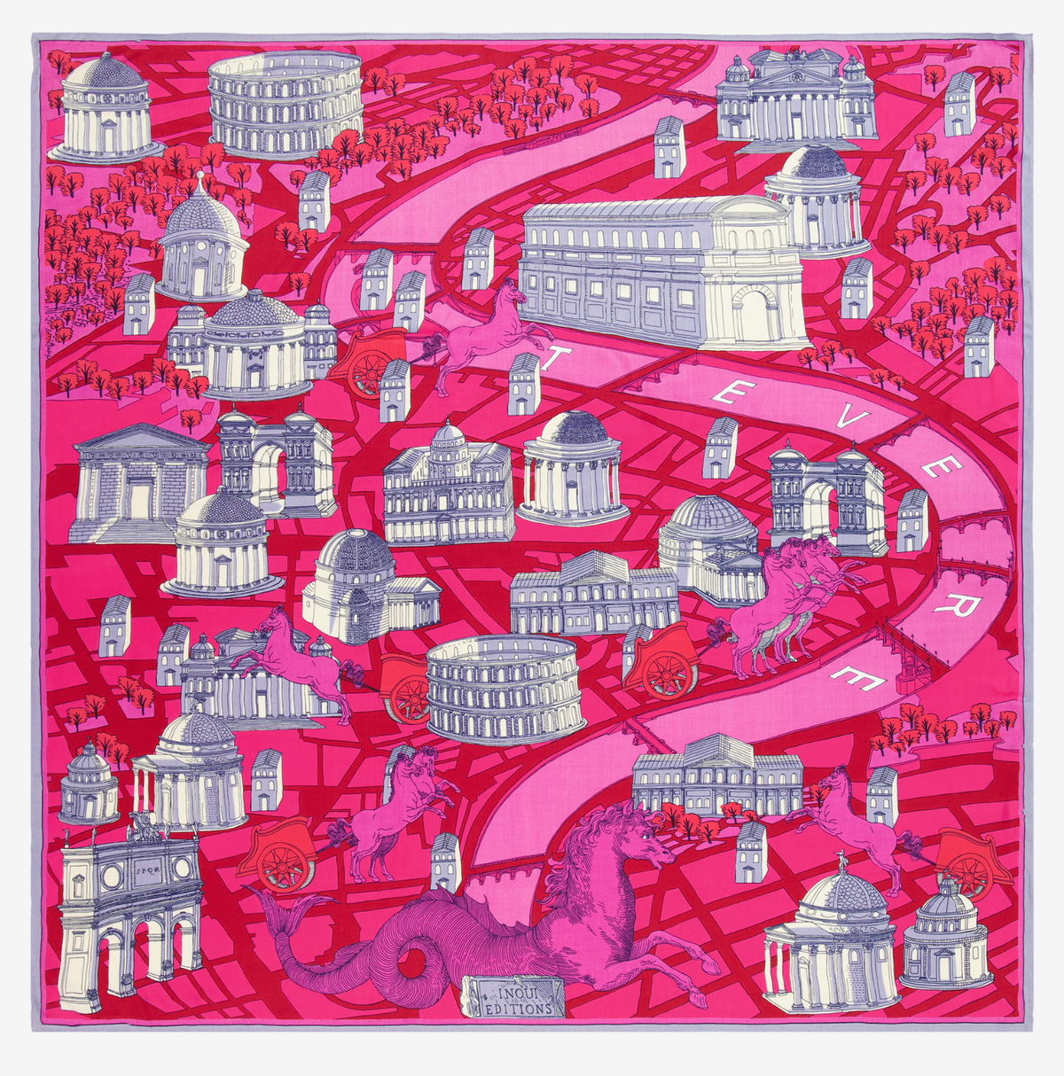 Inoui Edition | SQUARE 100 ROME -  FUSCHISA (PRE ORDER - ETA 30/9/26)