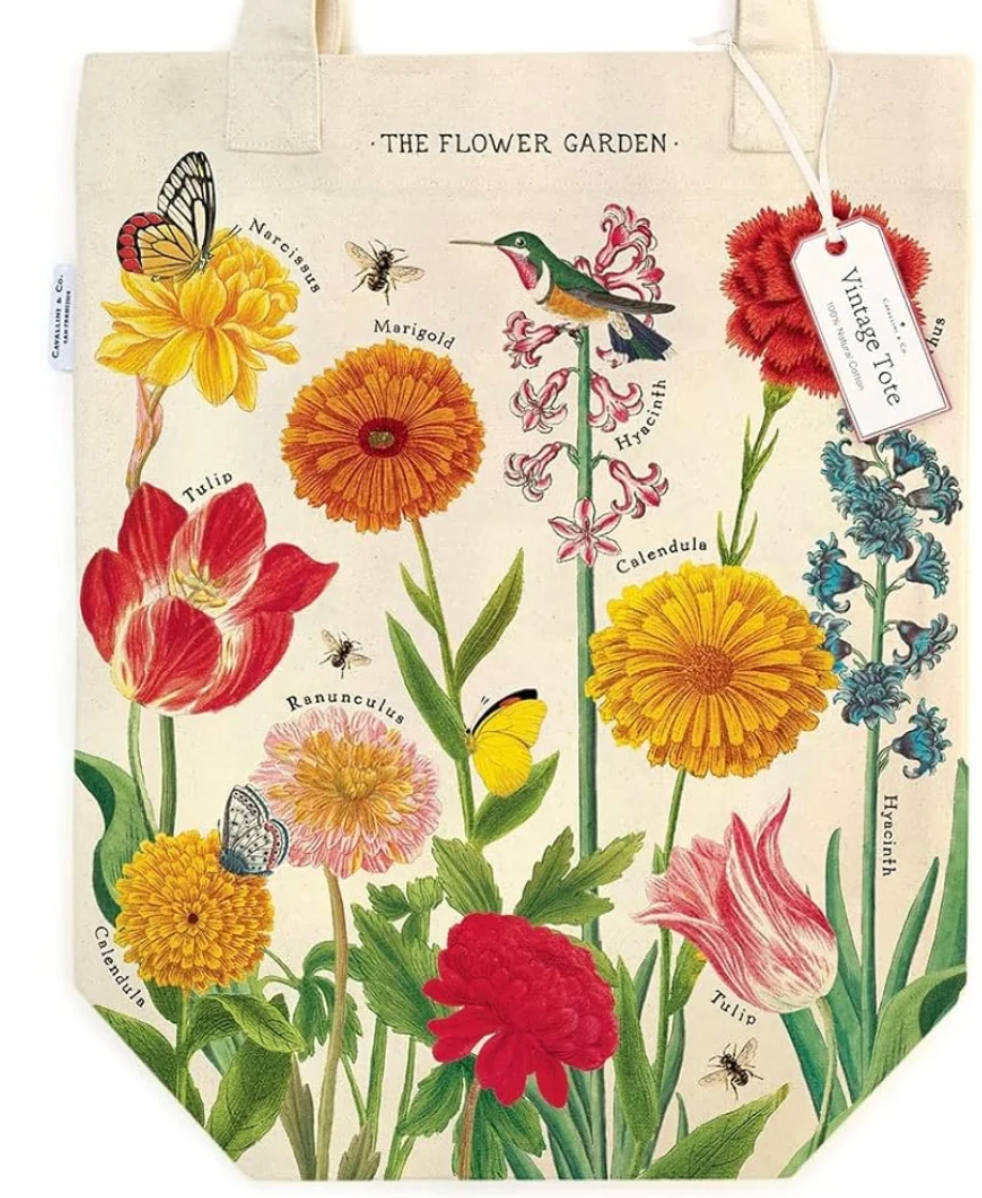 Cavallini | Tote Bag - Flower Garden