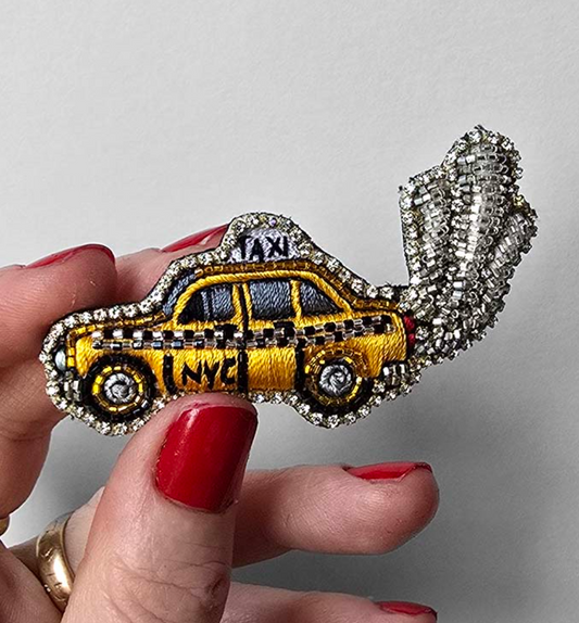 Céleste Mogador | New York Taxi Brooch