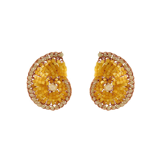 Tricia Milaneze  | Butter Yellow Crochet Earrings