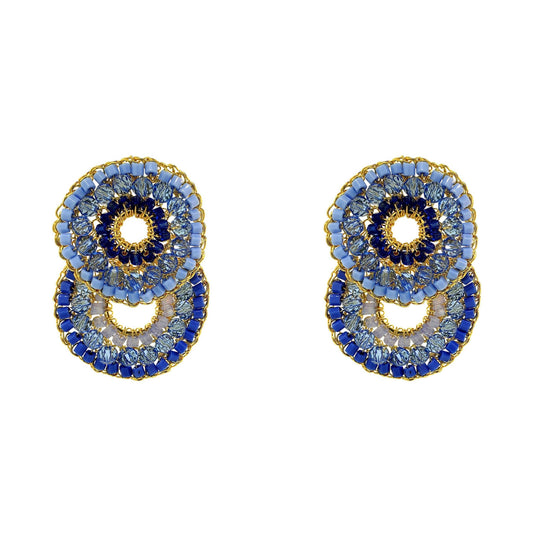 Tricia Milaneze | Sky Blue Crochet Earrings