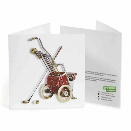 Sporting Nation | Golf Buggy Greeting Card