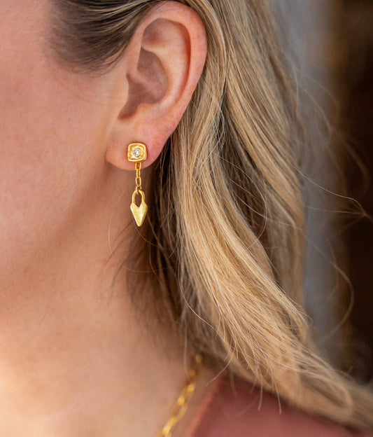 Loni Paul  | Delicate Heart Earrings