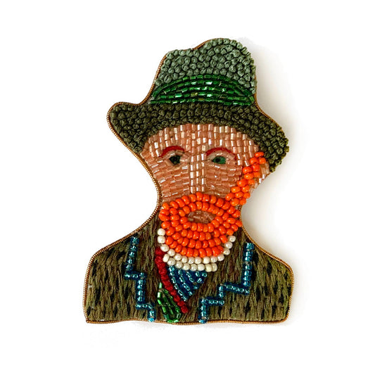 Hellen van Berkel | Van Gogh brooch handmade