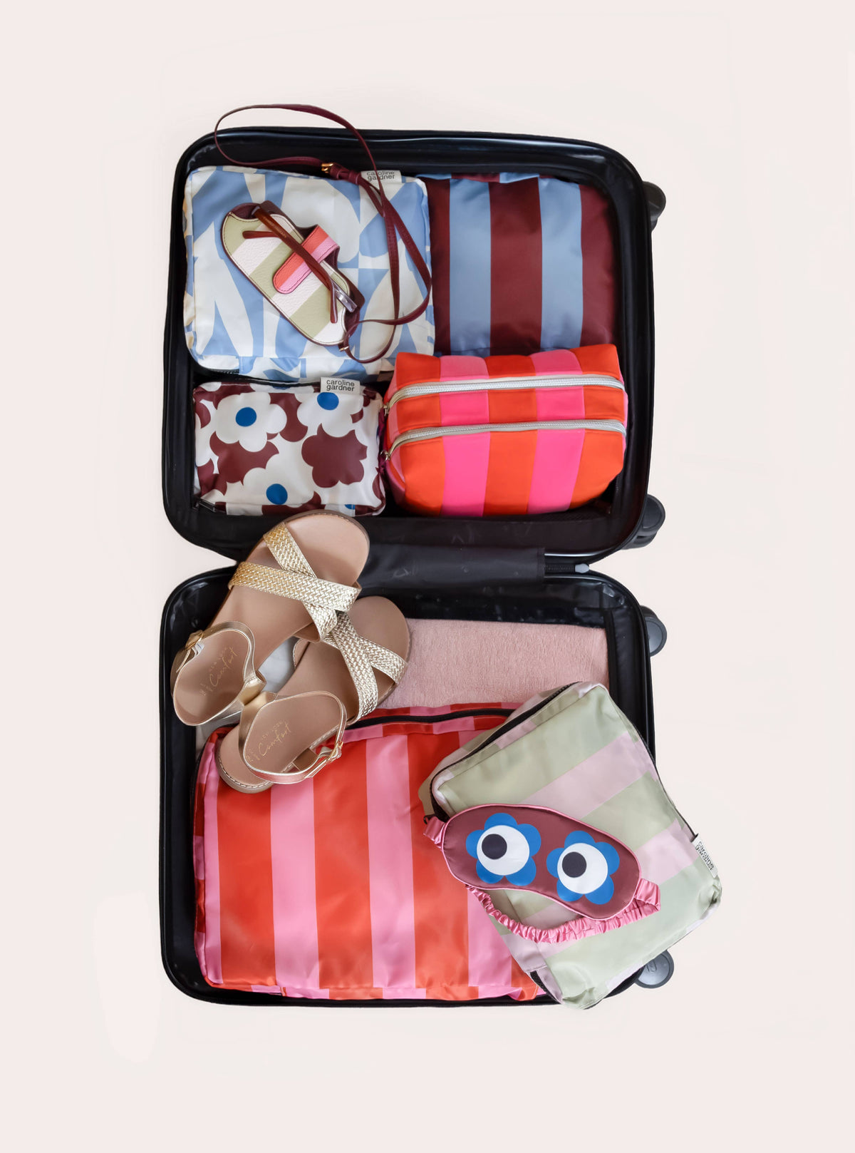 Caroline Gardner | Flower Eyes  Fold Glasses Case