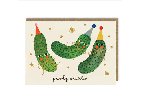 Daria Solak | PARTY PICKLES gold foil card
