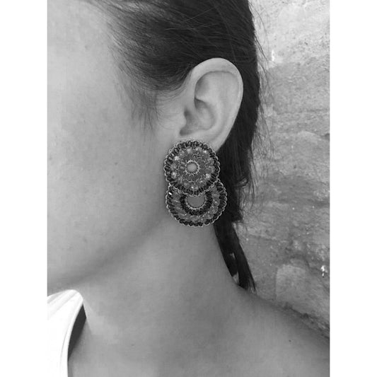 Tricia Milaneze | Sky Blue Crochet Earrings
