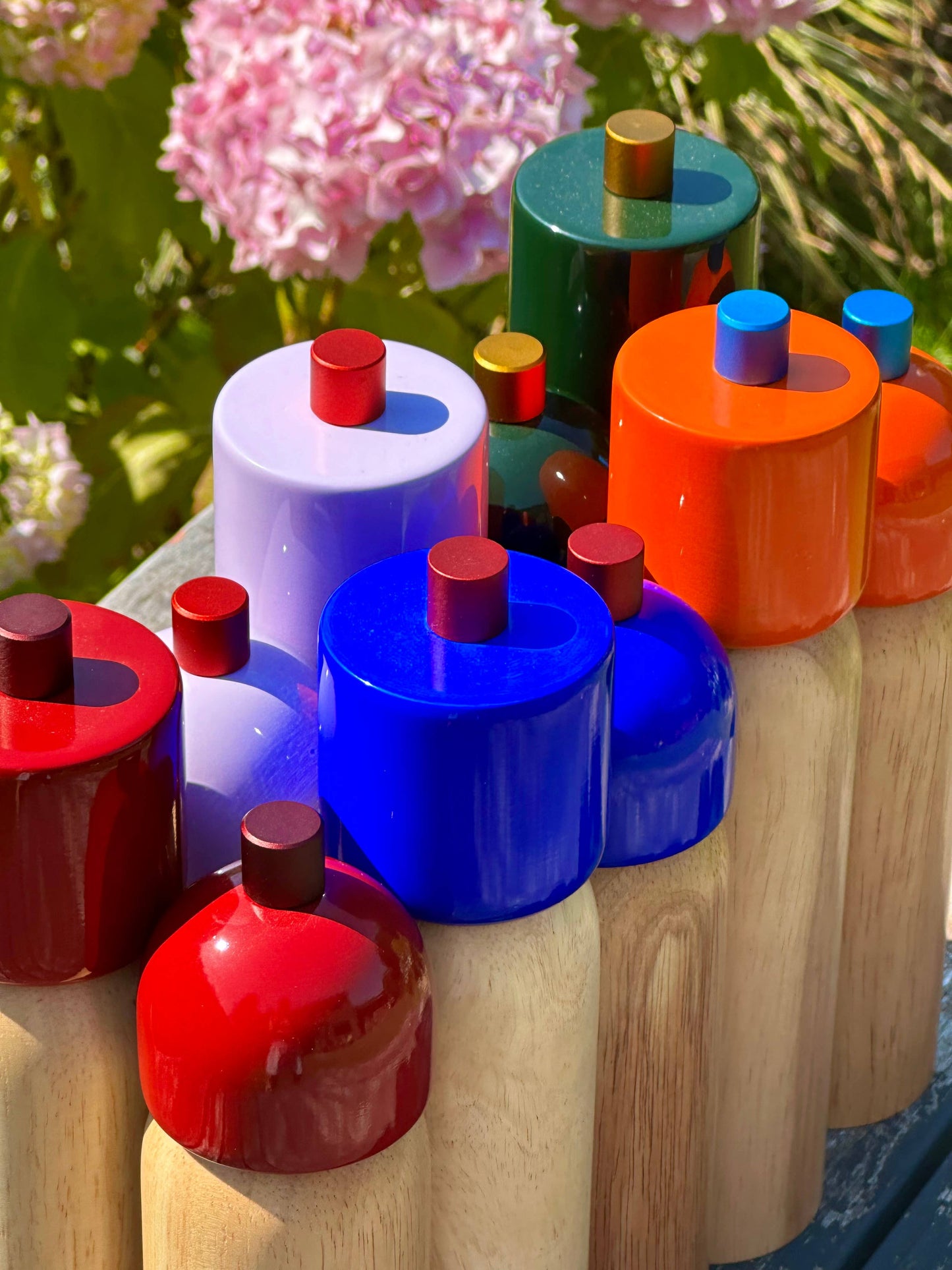 MÆGEN | Salt & Pepper Grinder - Orange & Blue: Large